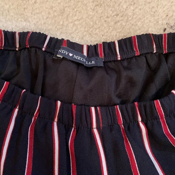 Striped Brandy Melville Flowy Pants - Picture 4 of 4